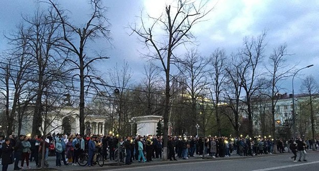 Акция протеста в Краснодаре. 21 апреля 2021 г.Фото Марии Томилиной, Юга.ру Акция протеста в Краснодаре. 21 апреля 2021 г.Фото Марии Томилиной, Юга.ру