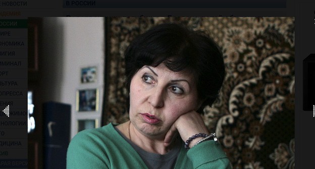 Элла Кесаева. Скриншот "NEWSru.com" https://www.newsru.com/russia/26Mar2018/beslan_putin.html Элла Кесаева. Скриншот "NEWSru.com" https://www.newsru.com/russia/26Mar2018/beslan_putin.html