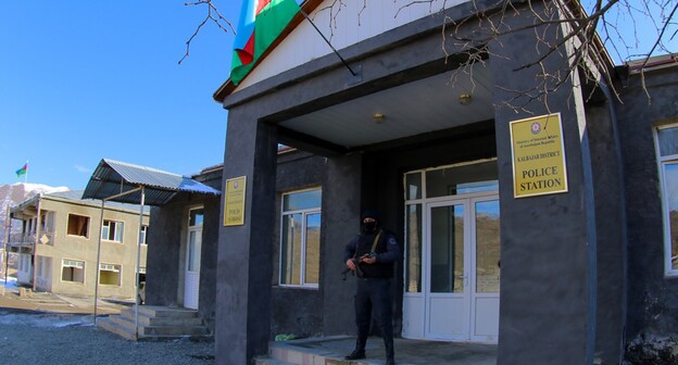 Недавно созданный отдел азербайджанской полиции в Кельбаджарском районе. Фото Азиза Каримова для "Кавказского узла" Недавно созданный отдел азербайджанской полиции в Кельбаджарском районе. Фото Азиза Каримова для "Кавказского узла"
