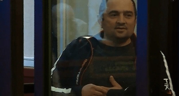 Георгий Руруа на судебном процессе, 20 ноября, 2019. Фото: кадр из видео «Мтавари архи» Георгий Руруа на судебном процессе, 20 ноября, 2019. Фото: кадр из видео «Мтавари архи»