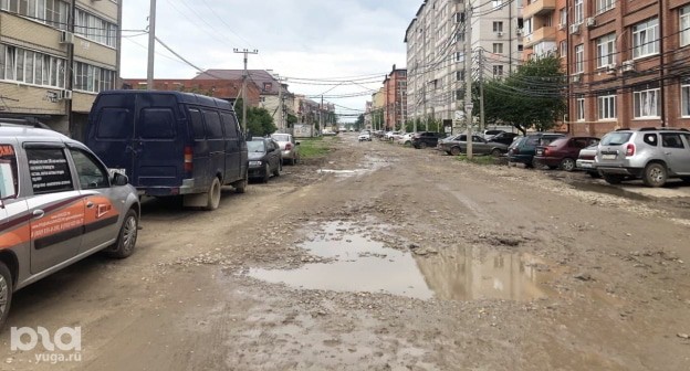 Улица Ратной Славы в поселке Российском Краснодара © Фото Анастасии Паньковой, Юга.ру
Улица Ратной Славы в поселке Российском Краснодара © Фото Анастасии Паньковой, Юга.ру