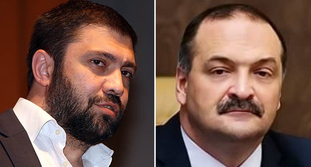 Учредитель "Черновика" Магди Камалов, врио главы Дагестана Сергей Меликов. Фото: журнал "Дош", пресс-служба врио главы Дагестана, коллаж "Кавказского узла" Учредитель "Черновика" Магди Камалов, врио главы Дагестана Сергей Меликов. Фото: журнал "Дош", пресс-служба врио главы Дагестана, коллаж "Кавказского узла"