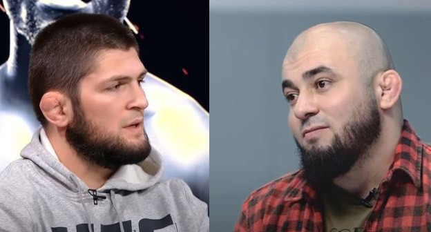 Хабиб Нурмагомедов (слева) и вице-президент Absolute Championship Akhmat Асланбек Бадаев. Скриншот видео https://youtu.be/V34FJfn51CM https://www.youtube.com/watch?v=kbBsbmvvB2Q Хабиб Нурмагомедов (слева) и вице-президент Absolute Championship Akhmat Асланбек Бадаев. Скриншот видео https://youtu.be/V34FJfn51CM https://www.youtube.com/watch?v=kbBsbmvvB2Q