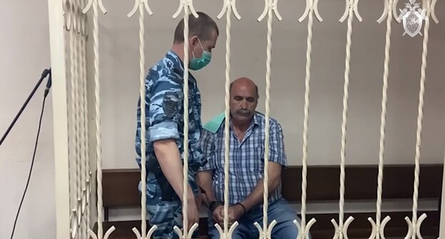Задержанный по подозрению в убийстве приставов Вартан Кочьян. Стоп кадр из видео на сайте Следственного управления СКР по Краснодарскому краю. ttps://kuban.sledcom.ru/news/item/1581657/ Задержанный по подозрению в убийстве приставов Вартан Кочьян. Стоп кадр из видео на сайте Следственного управления СКР по Краснодарскому краю. ttps://kuban.sledcom.ru/news/item/1581657/