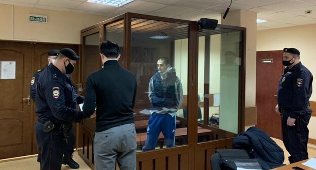 Сайд-Мухаммад Джумаев в зале суда. Фото: пресс-служба Тверского суда Москвы Сайд-Мухаммад Джумаев в зале суда. Фото: пресс-служба Тверского суда Москвы
