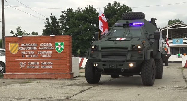 грузинская военная техника производства научно-технического центра "Дельта". Кадр видео https://www.youtube.com/watch?v=1GaMB5i7XCk грузинская военная техника производства научно-технического центра "Дельта". Кадр видео https://www.youtube.com/watch?v=1GaMB5i7XCk