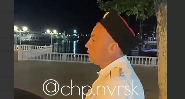 Стоп-кадр видео ТГ-канала "ЧП Новороссийск", https://t.me/chpnvrsk/5631 Стоп-кадр видео ТГ-канала "ЧП Новороссийск", https://t.me/chpnvrsk/5631