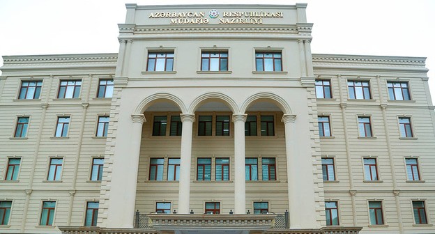 Здание МО Азербайджана. Фото пресс-службы МО Азербайджана Здание МО Азербайджана. Фото пресс-службы МО Азербайджана