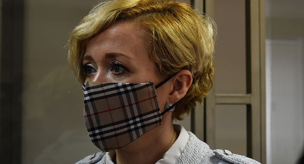 Анастасия Шевченко в зале суда. Фото Константина Волгина для "Кавказского узла Анастасия Шевченко в зале суда. Фото Константина Волгина для "Кавказского узла
