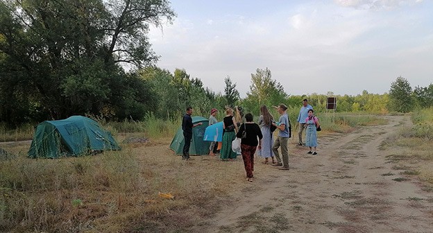 Палаточный лагерь защитников Волго-Ахтубинской поймы. Фото Татьяны Филимоновой для "Кавказского узла" Палаточный лагерь защитников Волго-Ахтубинской поймы. Фото Татьяны Филимоновой для "Кавказского узла"