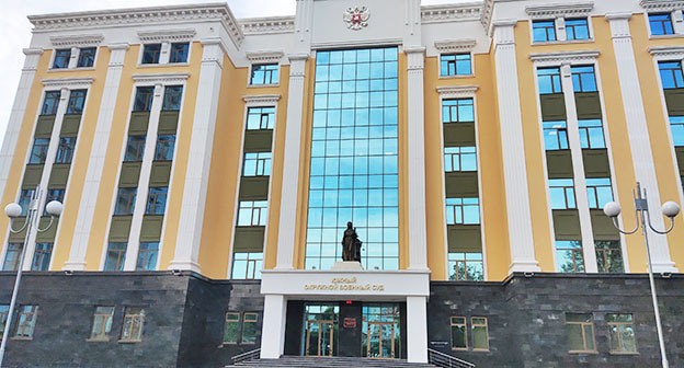 Южный окружной военный суд. Фото Константина Волгина для "Кавказского узла" Южный окружной военный суд. Фото Константина Волгина для "Кавказского узла"