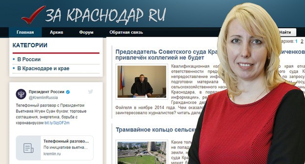 Анна Минькова. Коллаж "Кавказского узла". Фото: пресс-служба губернатора Кубани. Скриншот https://zakrasnodar.ru/ Анна Минькова. Коллаж "Кавказского узла". Фото: пресс-служба губернатора Кубани. Скриншот https://zakrasnodar.ru/