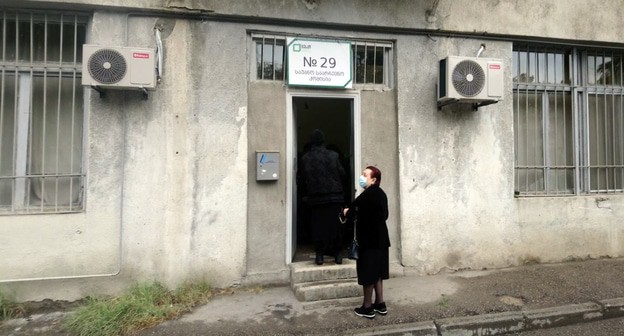 Избирательный участок в Грузии. Фото Беслана Кмузова для "Кавказского узла" Избирательный участок в Грузии. Фото Беслана Кмузова для "Кавказского узла"