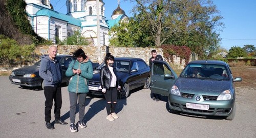 Участники народного схода в Казачьем, 6 октября 2021 года. Фото Вячеслава Прудникова для "Кавказского узла". Участники народного схода в Казачьем, 6 октября 2021 года. Фото Вячеслава Прудникова для "Кавказского узла".