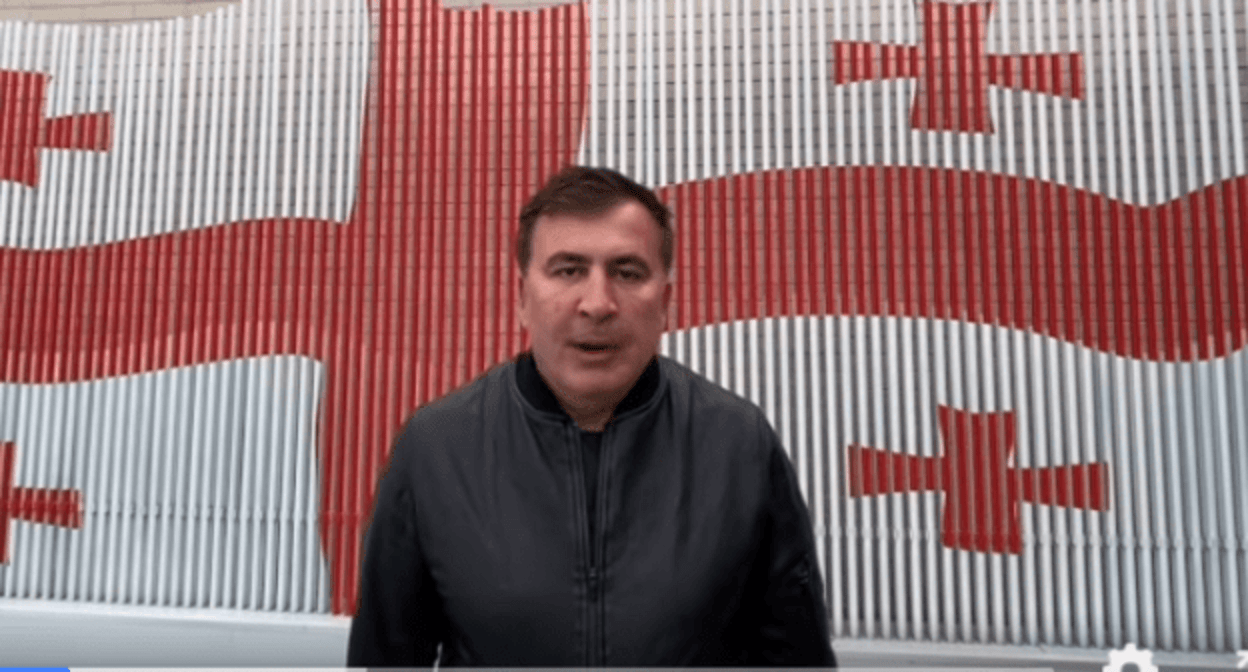 Стоп-кадр видео, опубликованного на странице Михаила Саакашвили в Facebook 27.09.21, https://fb.watch/8jaaOTeSGP/ Стоп-кадр видео, опубликованного на странице Михаила Саакашвили в Facebook 27.09.21, https://fb.watch/8jaaOTeSGP/