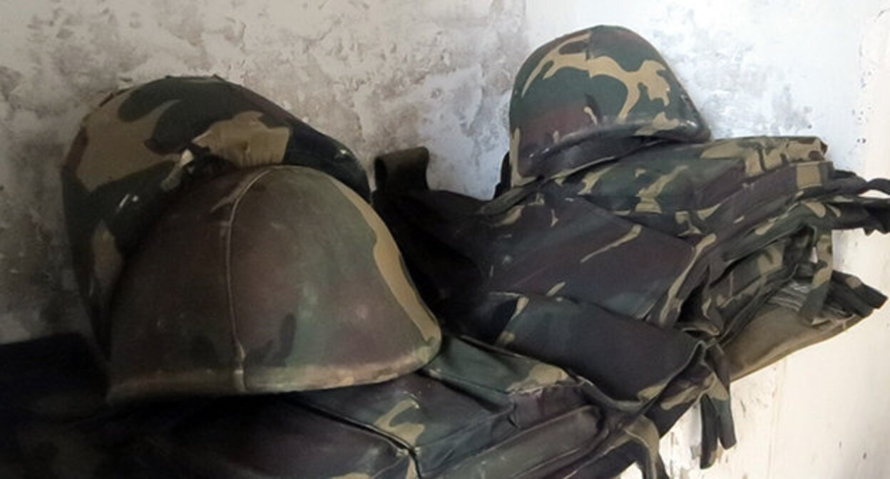 Военная экипировка. Фото Алвард Григорян для "Кавказского узла" Военная экипировка. Фото Алвард Григорян для "Кавказского узла"