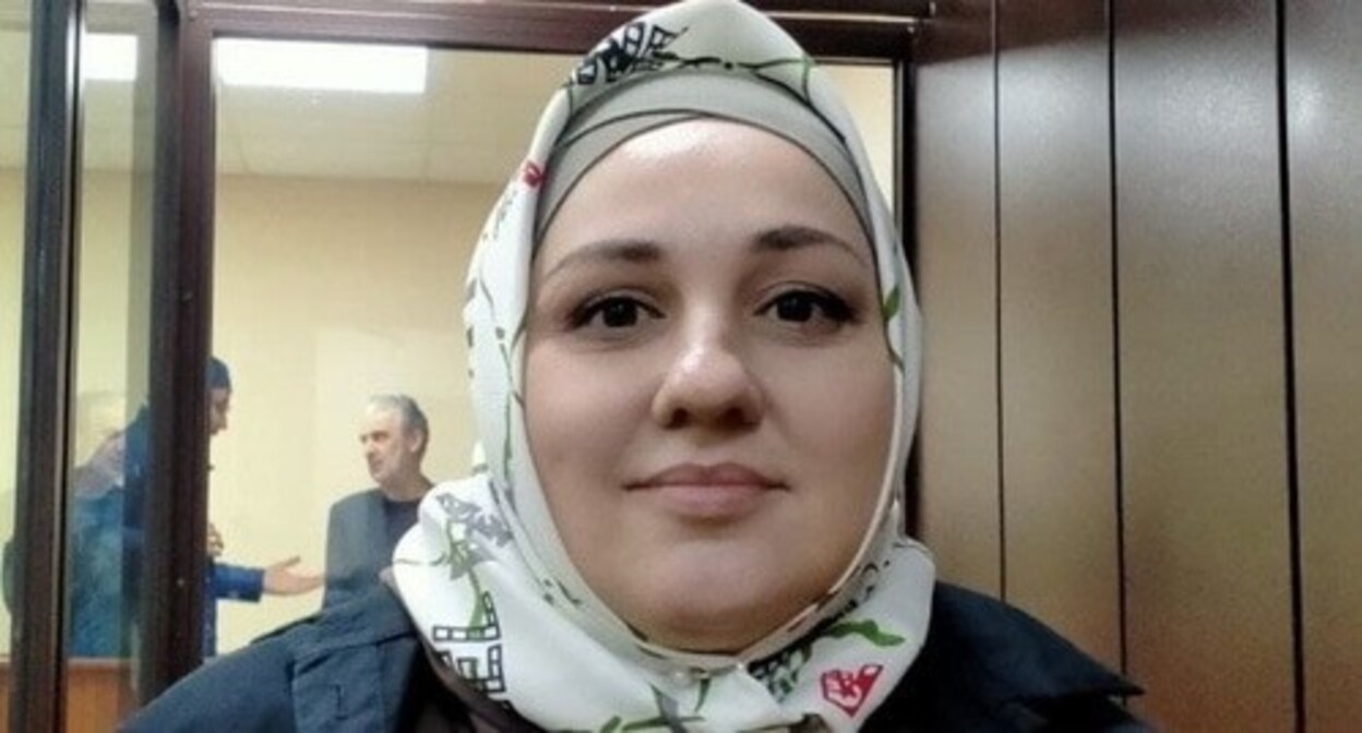 Зарифа Саутиева в суде. Фото Алены Садовской для "Кавказского узла" Зарифа Саутиева в суде. Фото Алены Садовской для "Кавказского узла"