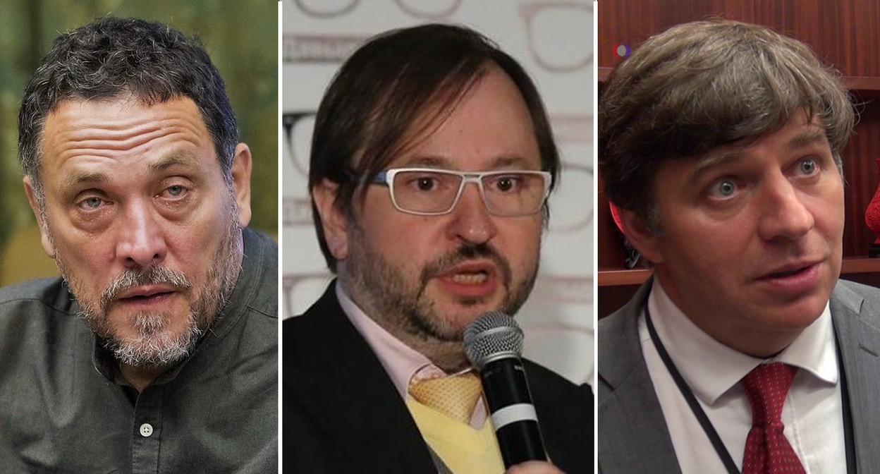 Максим Шевченко, Михаил Виноградов, Денис Соколов. Фото: Council.gov.ru; личная страница FB Mikhail Vinogradov; кадр видео https://www.youtube.com/watch?v=K9gA0MQ6OD8 Максим Шевченко, Михаил Виноградов, Денис Соколов. Фото: Council.gov.ru; личная страница FB Mikhail Vinogradov; кадр видео https://www.youtube.com/watch?v=K9gA0MQ6OD8