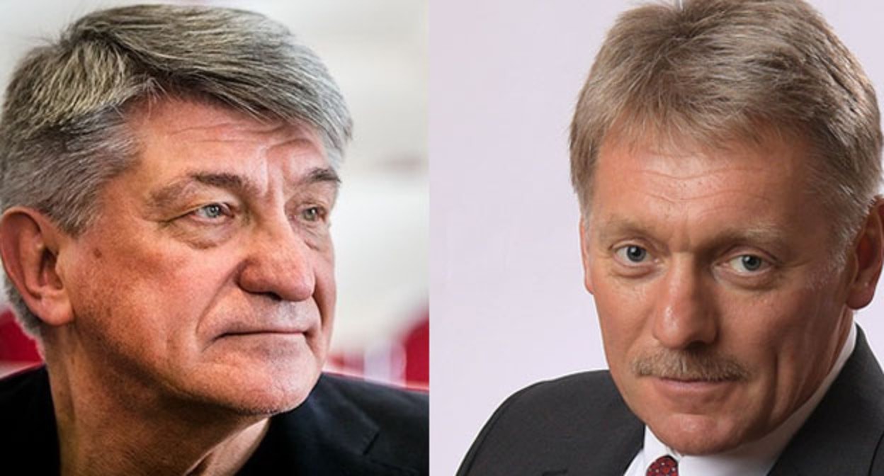 Александр Сокуров (слева) и Дмитрий Песков. Коллаж "Кавказского узла". Фото: Kremlin.ru Tasnim News Agency https://ru.wikipedia.org/ Александр Сокуров (слева) и Дмитрий Песков. Коллаж "Кавказского узла". Фото: Kremlin.ru Tasnim News Agency https://ru.wikipedia.org/