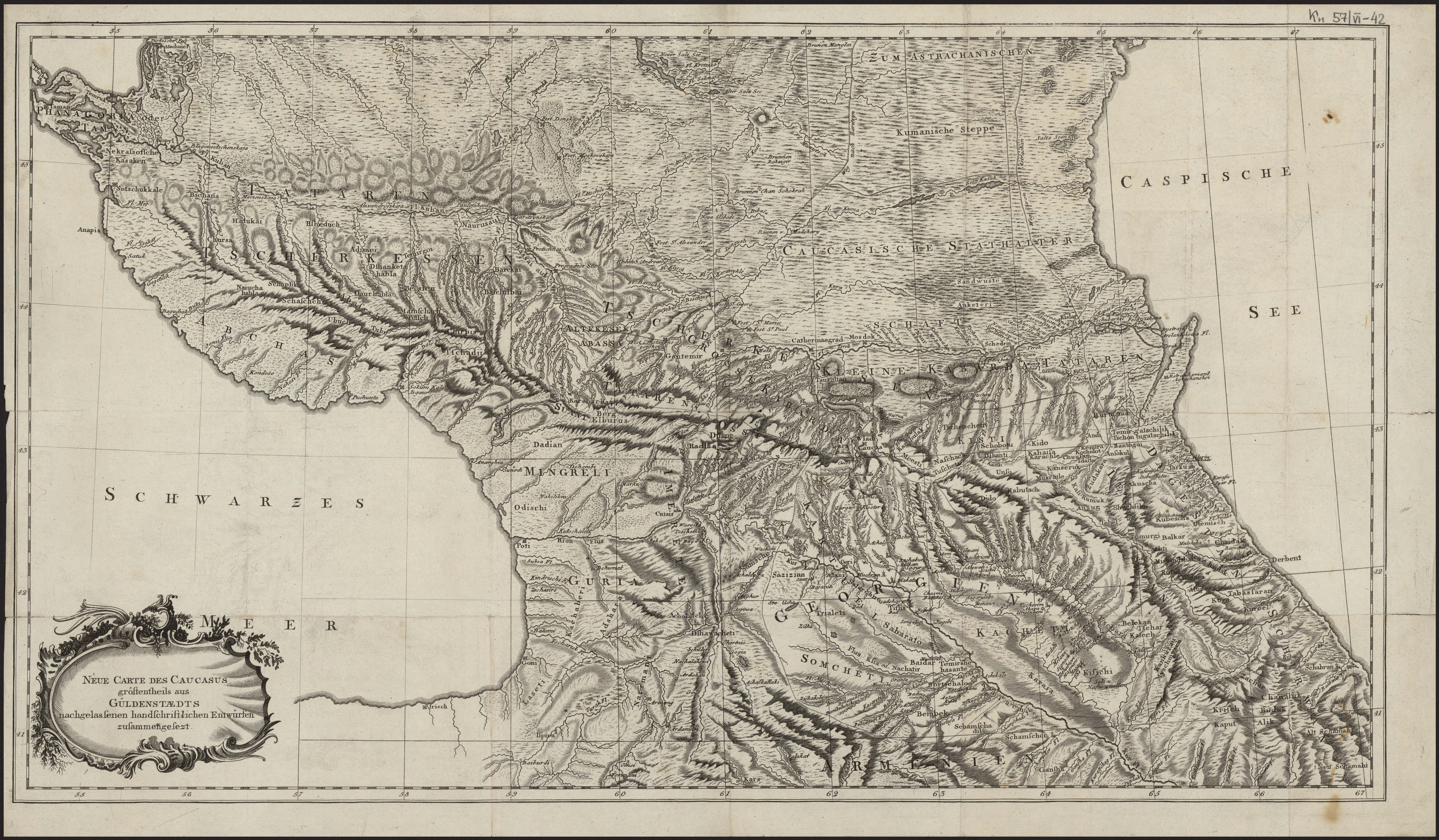 Гюльденштад И.А. Путешествие по России и в Кавказских горах / Изд. по распоряжению Российской императорской академии наук П.С. Палласом, на нем. яз.
