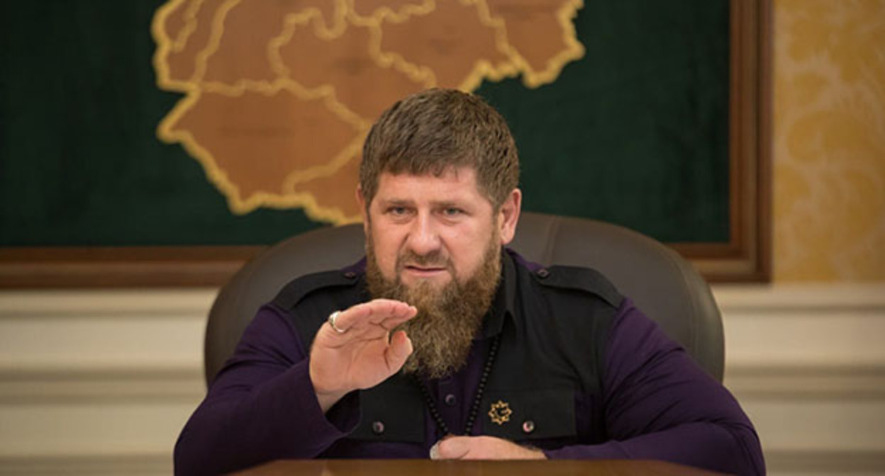 Рамзан Кадыров. Фото: "Грозный-Информ" https://www.grozny-inform.ru/news/politic/131579/ Рамзан Кадыров. Фото: "Грозный-Информ" https://www.grozny-inform.ru/news/politic/131579/