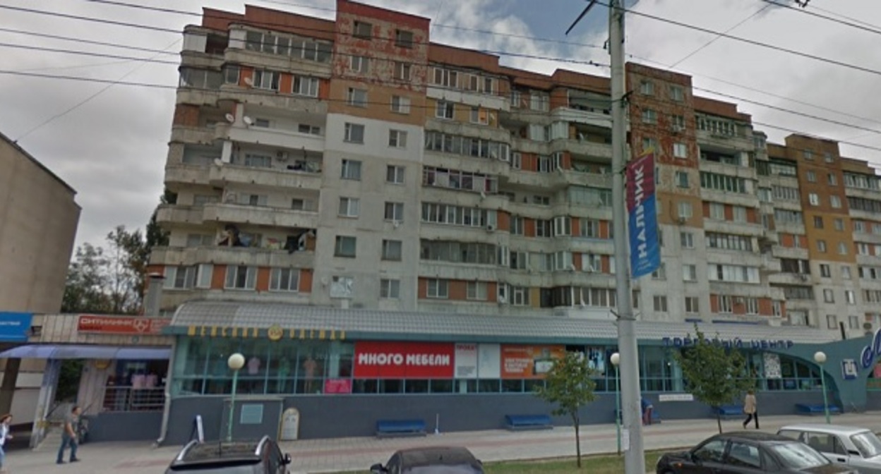 Многоквартирные дома на проспекте Кулиева в Нальчике. Скриншот Google Maps. Многоквартирные дома на проспекте Кулиева в Нальчике. Скриншот Google Maps.