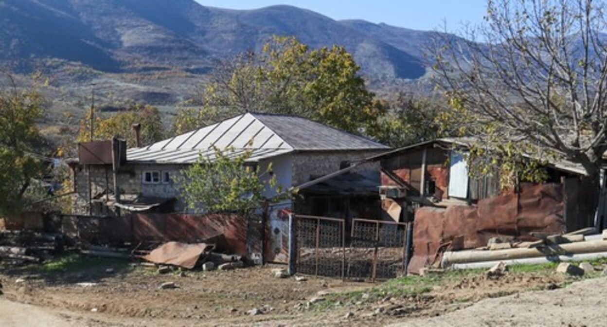Дом в Гадруте. Декабрь 2020 года. Фото Азиза Каримова для "Кавказского узла" Дом в Гадруте. Декабрь 2020 года. Фото Азиза Каримова для "Кавказского узла"