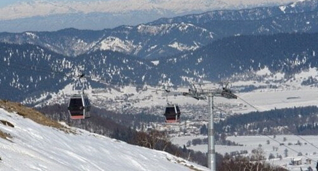 Канатная дорога. Фото: пресс-служба курорта Бакуриани https://www.facebook.com/Bakuriani.ski/photos/2669157543228411 Канатная дорога. Фото: пресс-служба курорта Бакуриани https://www.facebook.com/Bakuriani.ski/photos/2669157543228411