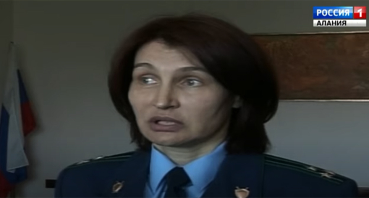 Бывший прокурор Затеречного района Владикавказа Ольга Швецова. Фото: кадр видео https://www.youtube.com/watch?v=sUN3HaQKyAY Бывший прокурор Затеречного района Владикавказа Ольга Швецова. Фото: кадр видео https://www.youtube.com/watch?v=sUN3HaQKyAY