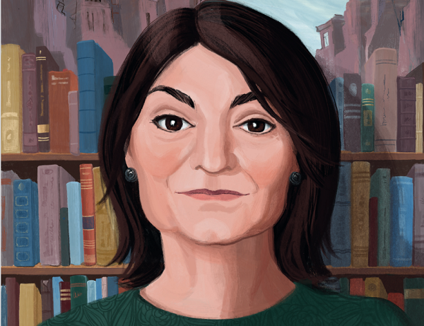Марина Сеферова. Иллюстрация из книги "13 удивительных женщин Северного Кавказа". Скриншот "Кавказского узла".
