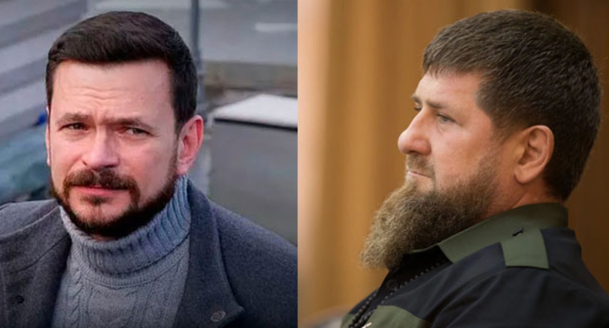 Илья Яшин (слева) и Рамзан Кадыров. Коллаж "Кавказского узла" Фото: "Грозный Информ" https://www.youtube.com/watch?v=lEb2QlJVkYk Илья Яшин (слева) и Рамзан Кадыров. Коллаж "Кавказского узла" Фото: "Грозный Информ" https://www.youtube.com/watch?v=lEb2QlJVkYk