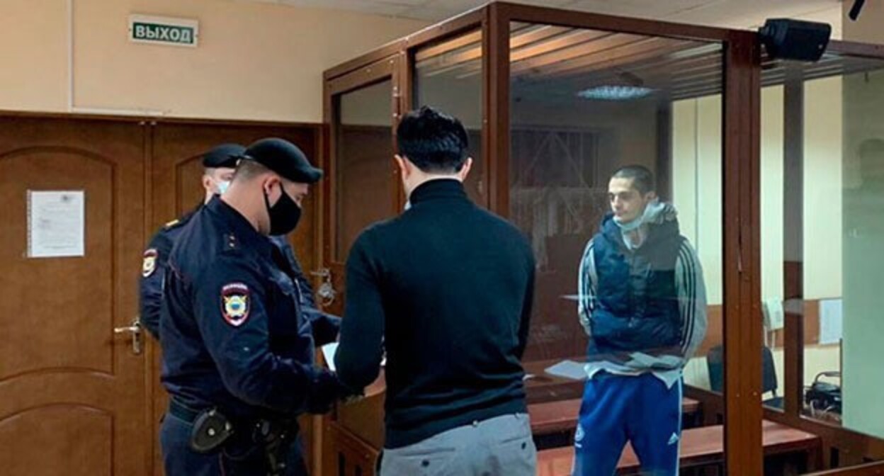 Сайд-Мухаммад Джумаев в зале суда. Январь 2021 года. Фото: пресс-служба Пресненского районного суда Сайд-Мухаммад Джумаев в зале суда. Январь 2021 года. Фото: пресс-служба Пресненского районного суда