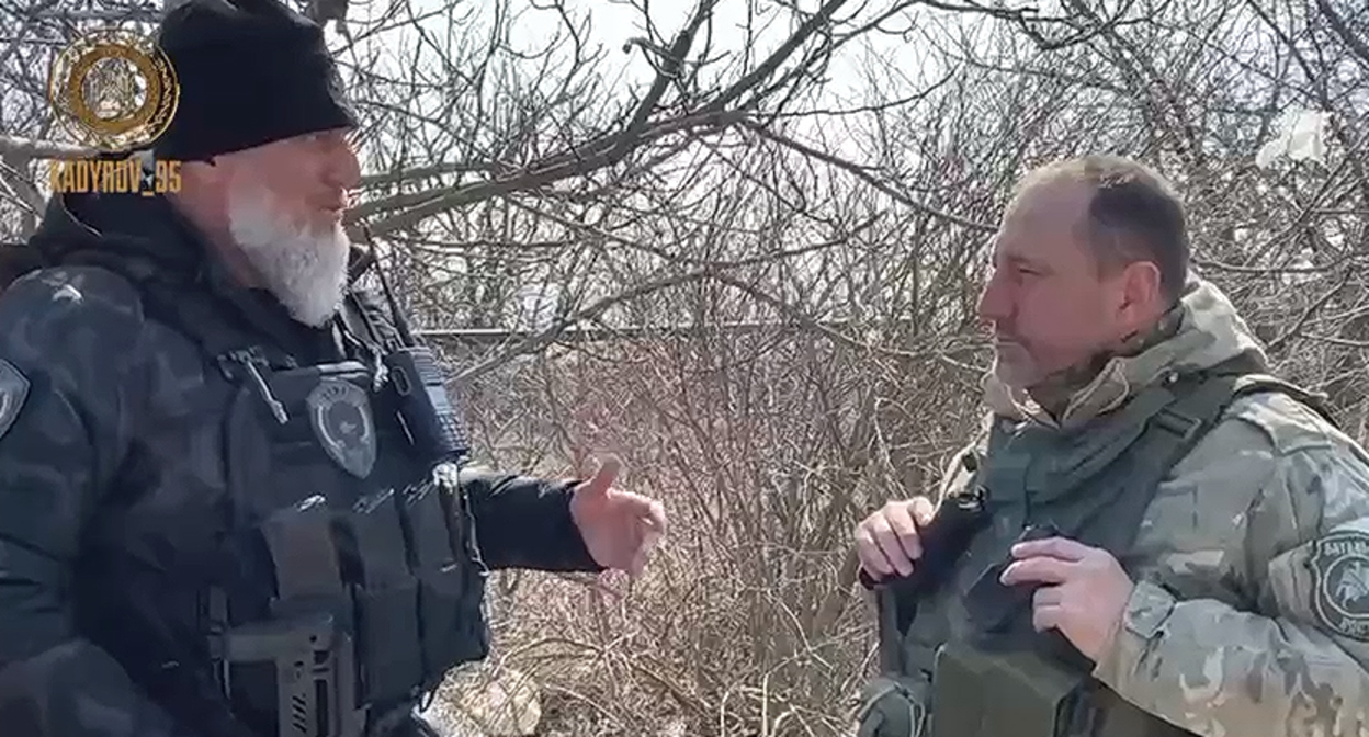 Адам Делимханов и Александр Ходаковский. Скриншот сообщения https://t.me/RKadyrov_95/1558 Адам Делимханов и Александр Ходаковский. Скриншот сообщения https://t.me/RKadyrov_95/1558