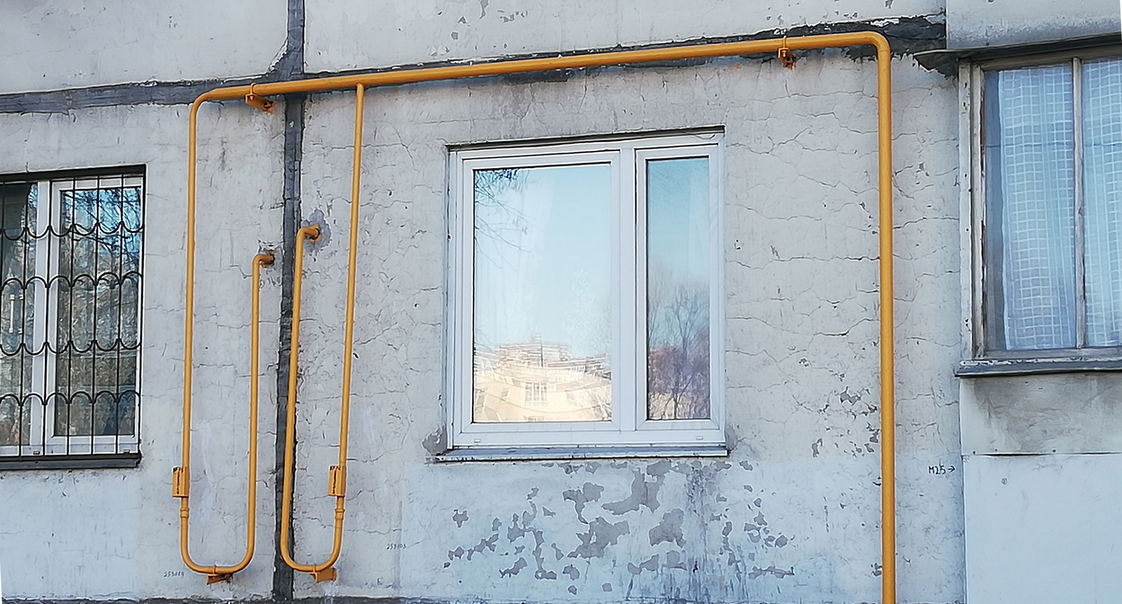Труба распределения газа. Фото Нины Тумановой для "Кавказского узла" Труба распределения газа. Фото Нины Тумановой для "Кавказского узла"