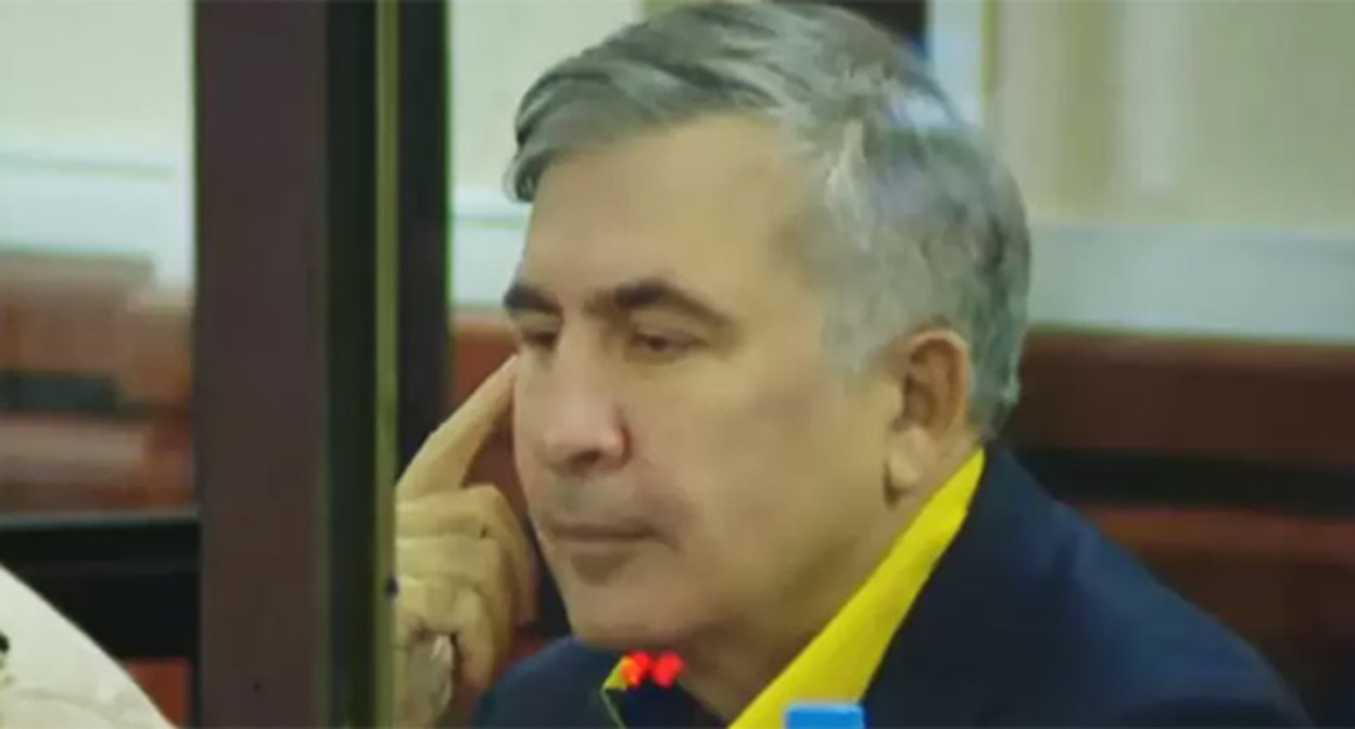 Михаил Саакашвили Фото: facebook.com/radiotavisupleba скрин видео Михаил Саакашвили Фото: facebook.com/radiotavisupleba скрин видео