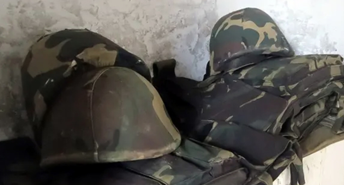 Обмундирование для боевого дежурства. Фото Алвард Григорян для "Кавказского узла" Обмундирование для боевого дежурства. Фото Алвард Григорян для "Кавказского узла"
