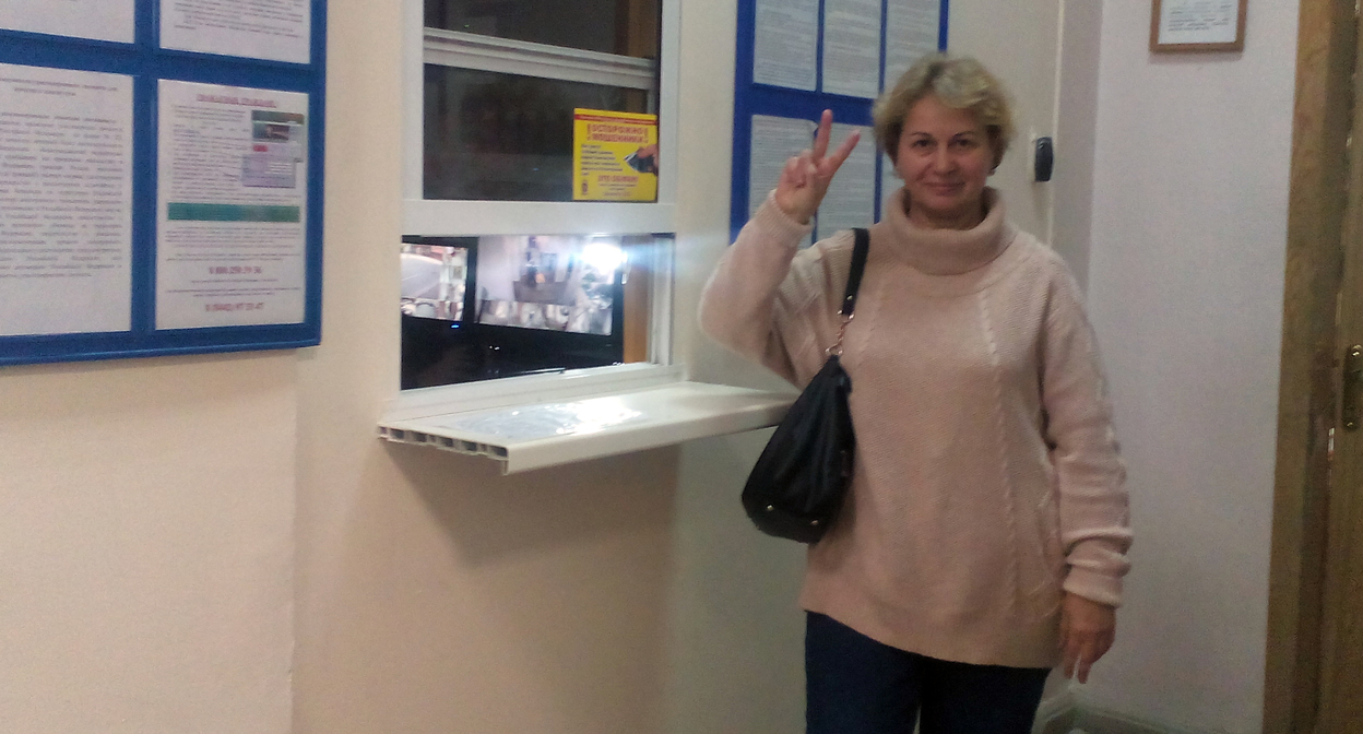 Тамара Гродникова в областном суде. Фото корреспондента Кавказского узла. Тамара Гродникова в областном суде. Фото корреспондента Кавказского узла.