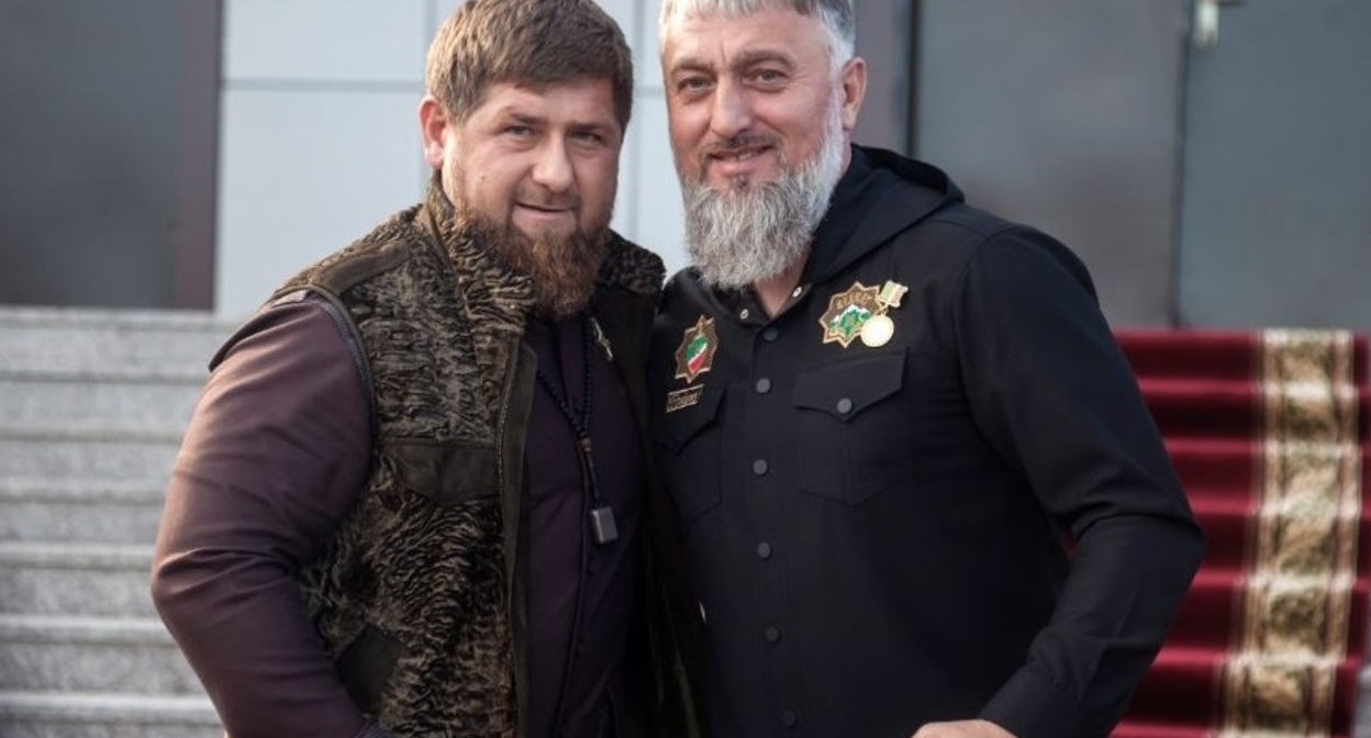 Рамзан Кадыров (слева) и Адам Делимханов. Фото: https://chechnyatoday.com/