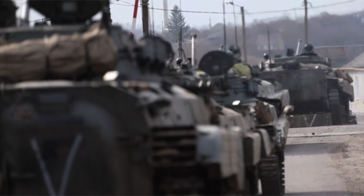Российская военная техника на Украине во время спецоперации. Скриншот видео function.mil.ru Российская военная техника на Украине во время спецоперации. Скриншот видео function.mil.ru