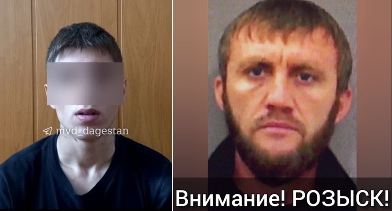 Задержанный по подозрению в участии в массовой драке в Дербенте подросток и объявленный в розыск отец второго подозреваемого. Скриншоты из сообщений Telegram-канала МВД Дагестана https://t.me/mvd_dagestan/1393, https://t.me/mvd_dagestan/1394. Задержанный по подозрению в участии в массовой драке в Дербенте подросток и объявленный в розыск отец второго подозреваемого. Скриншоты из сообщений Telegram-канала МВД Дагестана https://t.me/mvd_dagestan/1393, https://t.me/mvd_dagestan/1394.