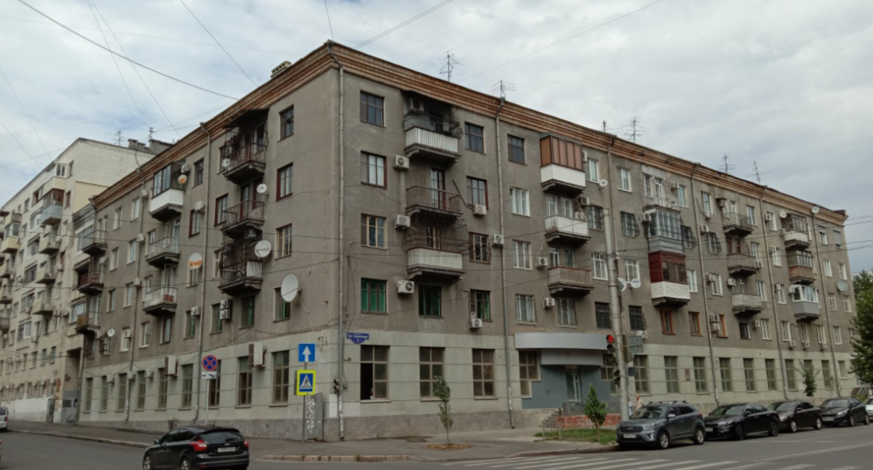 Дом №7 на улице Советская в Волгограде. Фото Вячеслава Ященко для "Кавказского узла" Дом №7 на улице Советская в Волгограде. Фото Вячеслава Ященко для "Кавказского узла"