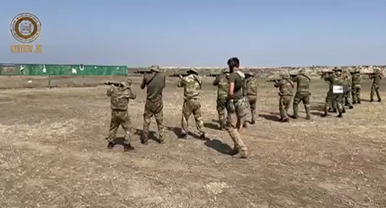Подготовка новой группы бойцов в Российском университете спецназа в грозном. Кадр видео https://vk.com/kadyr0v_95 Подготовка новой группы бойцов в Российском университете спецназа в грозном. Кадр видео https://vk.com/kadyr0v_95