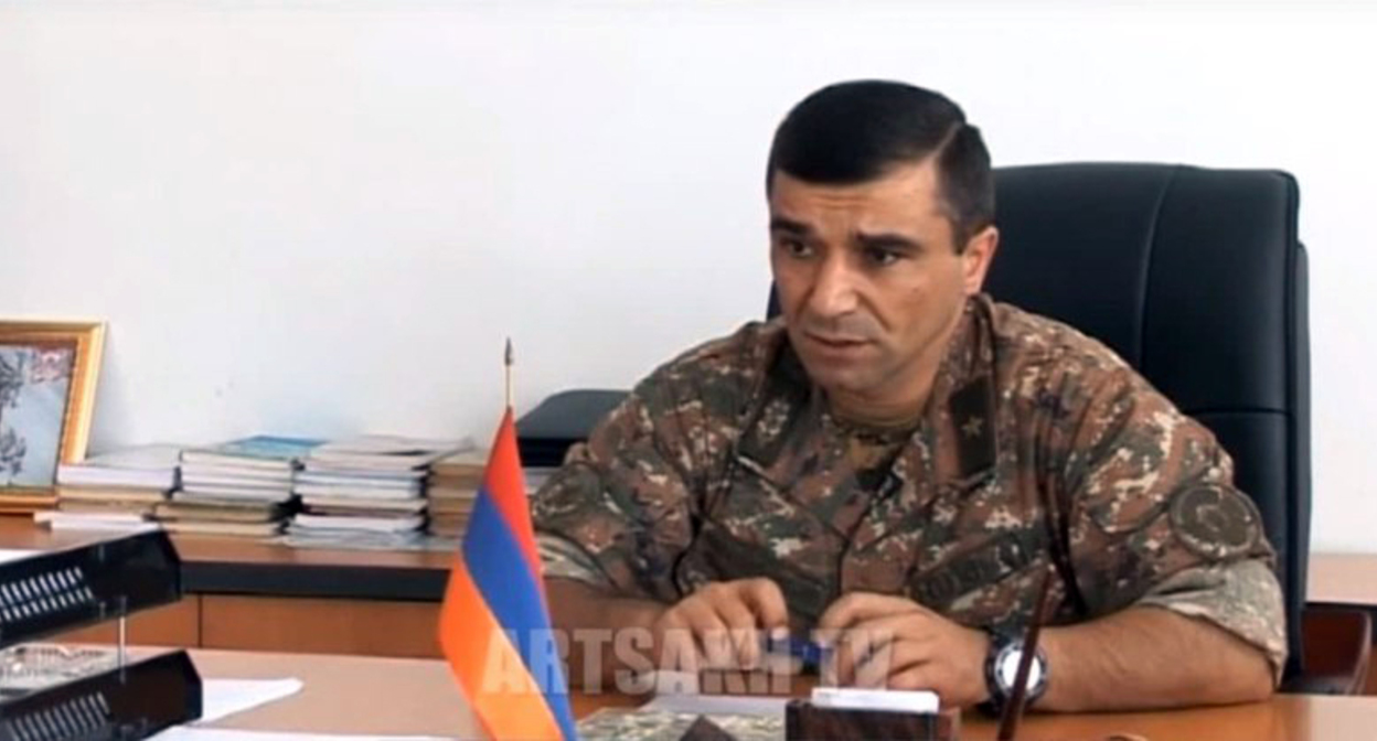 Микаэл Арзуманян. Фото Арцах ТВ https://vk.com/@armenia_military_portal-mikael-arzumanyan-naznachen-zamestitelem-komanduuschego-armi Микаэл Арзуманян. Фото Арцах ТВ https://vk.com/@armenia_military_portal-mikael-arzumanyan-naznachen-zamestitelem-komanduuschego-armi