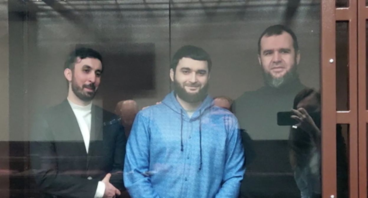 Кемал Тамбиев, Абдулмумин Гаджиев, Абубакар Ризванов. Фото Константина Волгина для "Кавказского узла"
Кемал Тамбиев, Абдулмумин Гаджиев, Абубакар Ризванов. Фото Константина Волгина для "Кавказского узла"