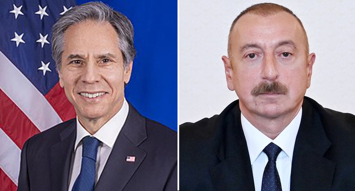 Энтони Блинкен, Ильхам Алиев. Фото U.S. Department of State. https://www.flickr.com/photos/statephotos/50925278638/ President.az Энтони Блинкен, Ильхам Алиев. Фото U.S. Department of State. https://www.flickr.com/photos/statephotos/50925278638/ President.az