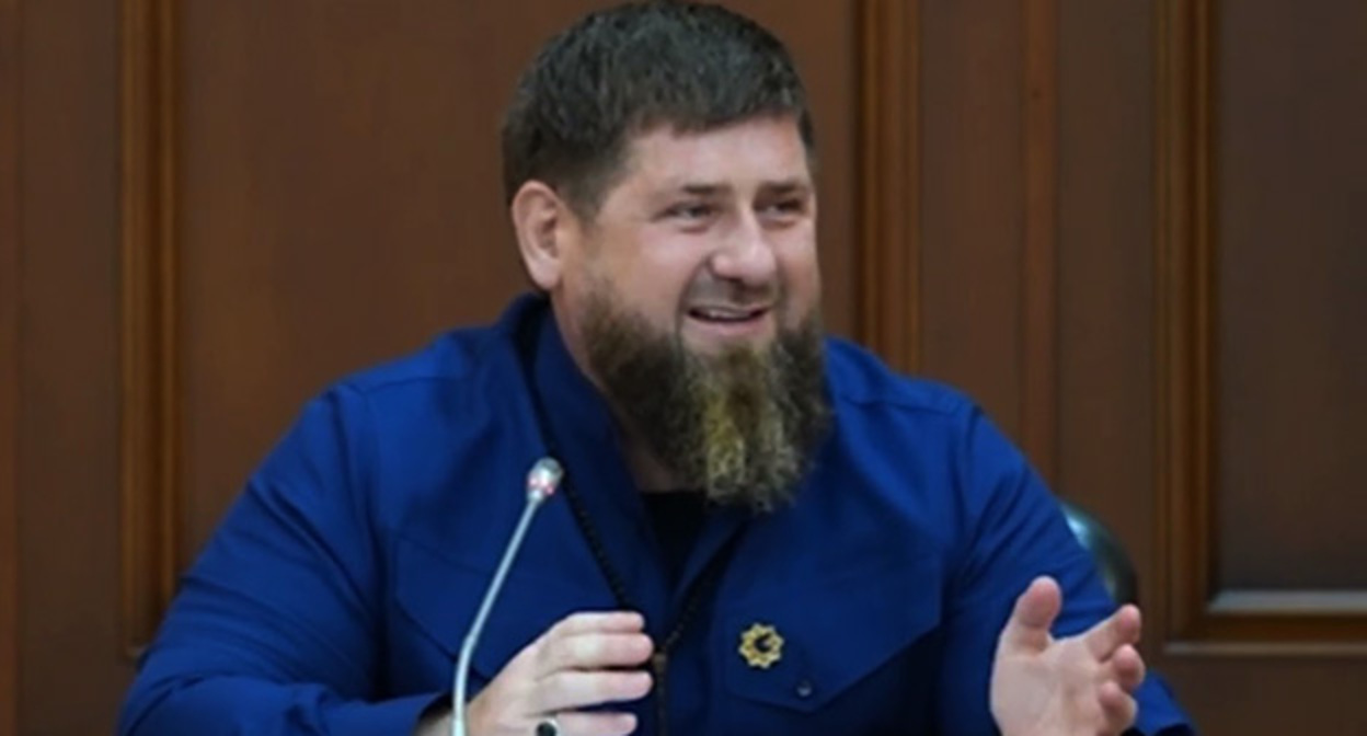 Рамзан Кадыров. Скриншот видео "Грозный-Информ" https://www.youtube.com/watch?v=aEUK521diNk Рамзан Кадыров. Скриншот видео "Грозный-Информ" https://www.youtube.com/watch?v=aEUK521diNk