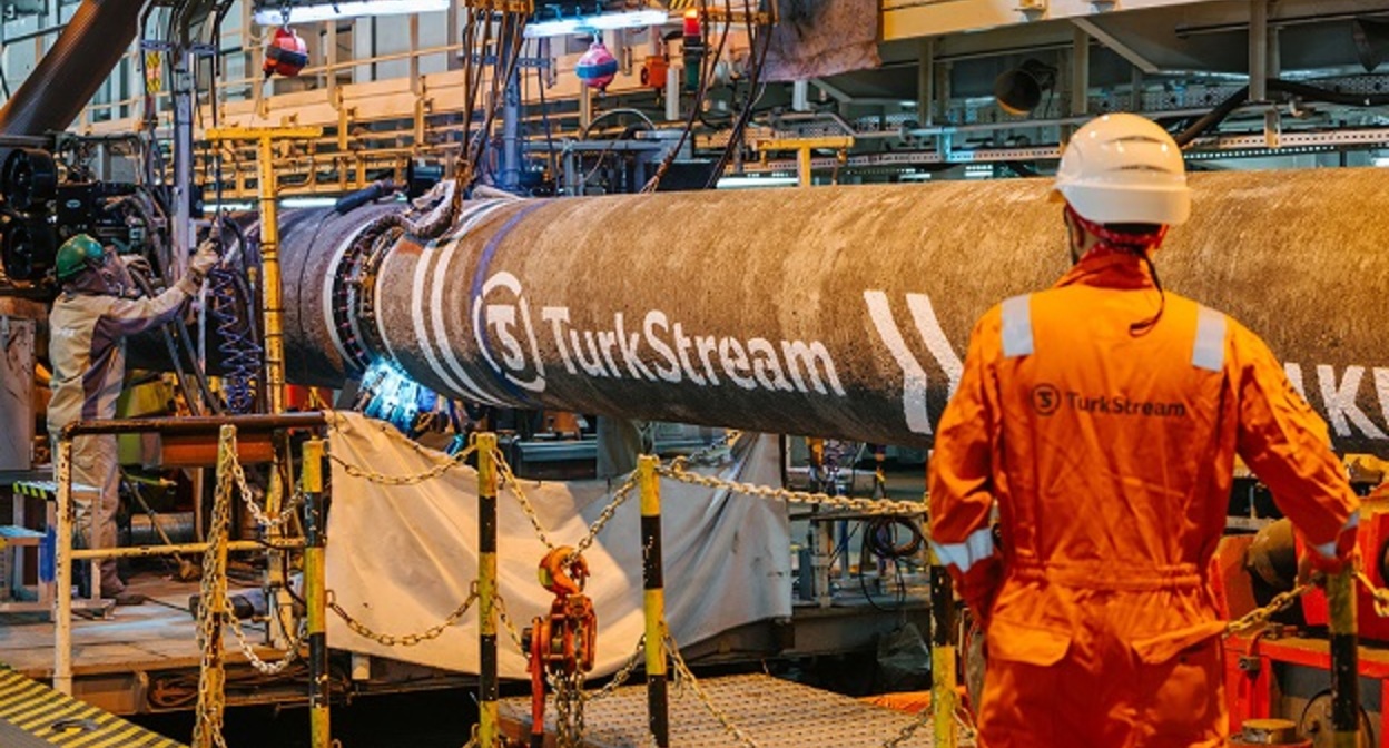 Газопровод "Турецкий поток". Фото: пресс-служба ООО «Газпром трансгаз Краснодар» Газопровод "Турецкий поток". Фото: пресс-служба ООО «Газпром трансгаз Краснодар»