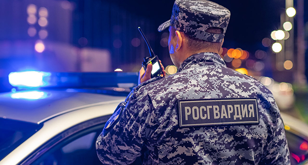 Сотрудник Росгвардии. Скриншот t.me/rosgvard_krasnodar Сотрудник Росгвардии. Скриншот t.me/rosgvard_krasnodar