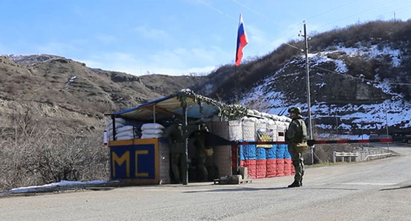 Пункт пропуска в Нагорном Карабахе. Стопкадр из видео на странице https://function.mil.ru/news_page/country/more.htm?id=12406963@egNews Пункт пропуска в Нагорном Карабахе. Стопкадр из видео на странице https://function.mil.ru/news_page/country/more.htm?id=12406963@egNews