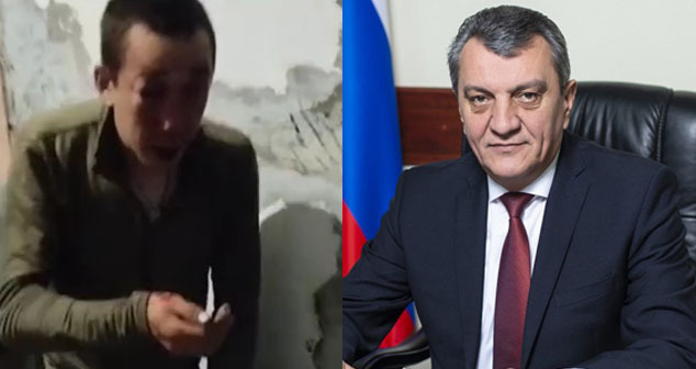 Кадр видеозаписи издевательств над мобилизованным. Сергей Меняйло (справа). Коллаж "Кавказского узла". Скриншот видео https://t.me/bazabazon/16848 , Фото: Press Service of the Plenipotentiary Representative of the President of Russia in the Siberian Federal District. http://sfo.gov.ru/polpred/polpred/ https://ru.wikipedia.org Кадр видеозаписи издевательств над мобилизованным. Сергей Меняйло (справа). Коллаж "Кавказского узла". Скриншот видео https://t.me/bazabazon/16848 , Фото: Press Service of the Plenipotentiary Representative of the President of Russia in the Siberian Federal District. http://sfo.gov.ru/polpred/polpred/ https://ru.wikipedia.org